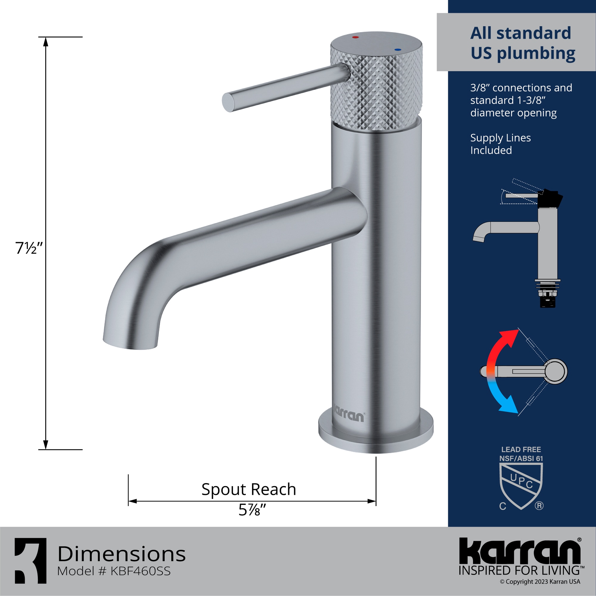 Karran KBF460SS Lavatory-Faucets - View #5