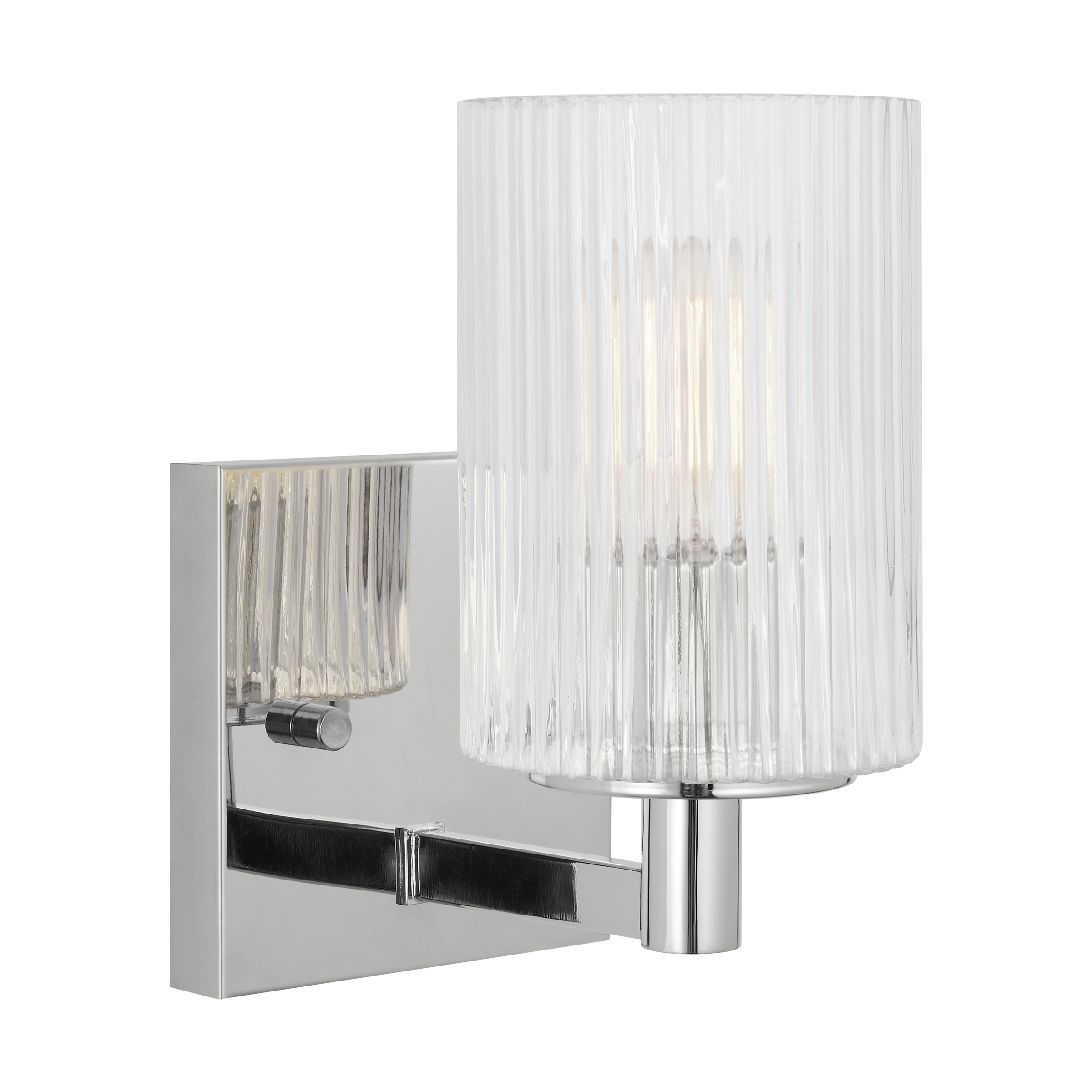 Generation Lighting GLV1041EN/CH Lando 4.75-in 1 -Light Chrome Transitional Vanity light