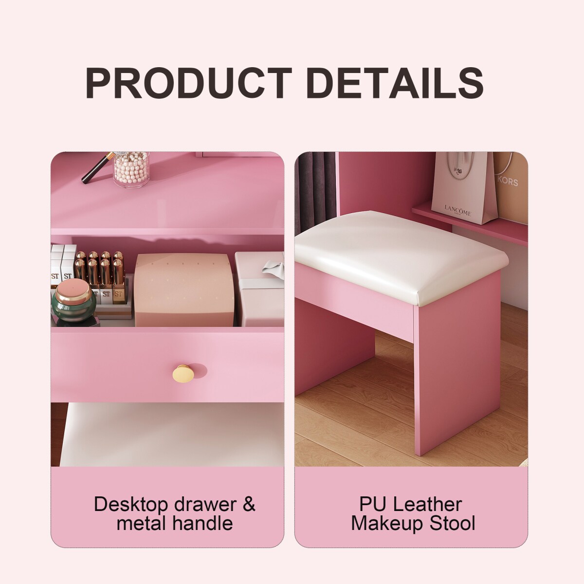 Streamdale Furniture W2700P457871 Bedroom-Vanities - View #4