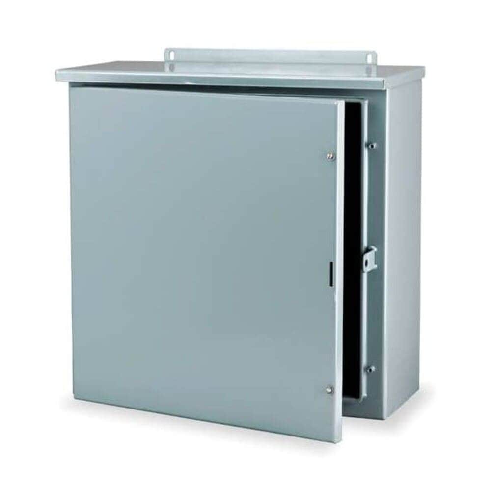 WIEGMANN Padlockable Hasp Electrical Enclosures 20 in H 6 in D 16 in W 3R Steel