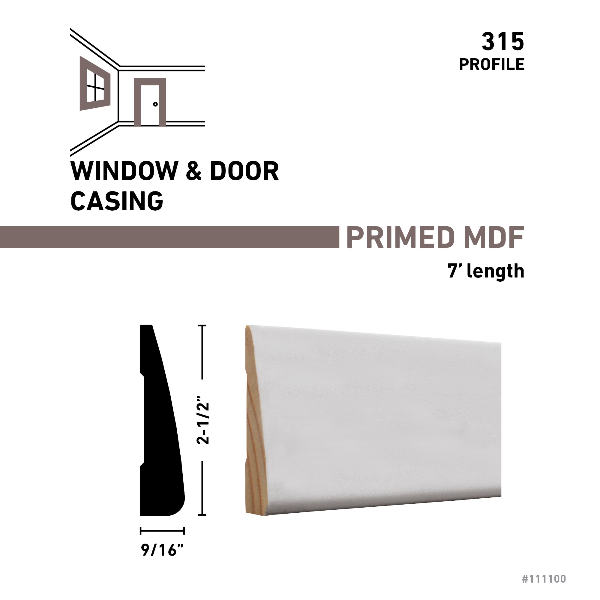 RELIABILT 31570FBDPM Window-Door-Casings - View #3