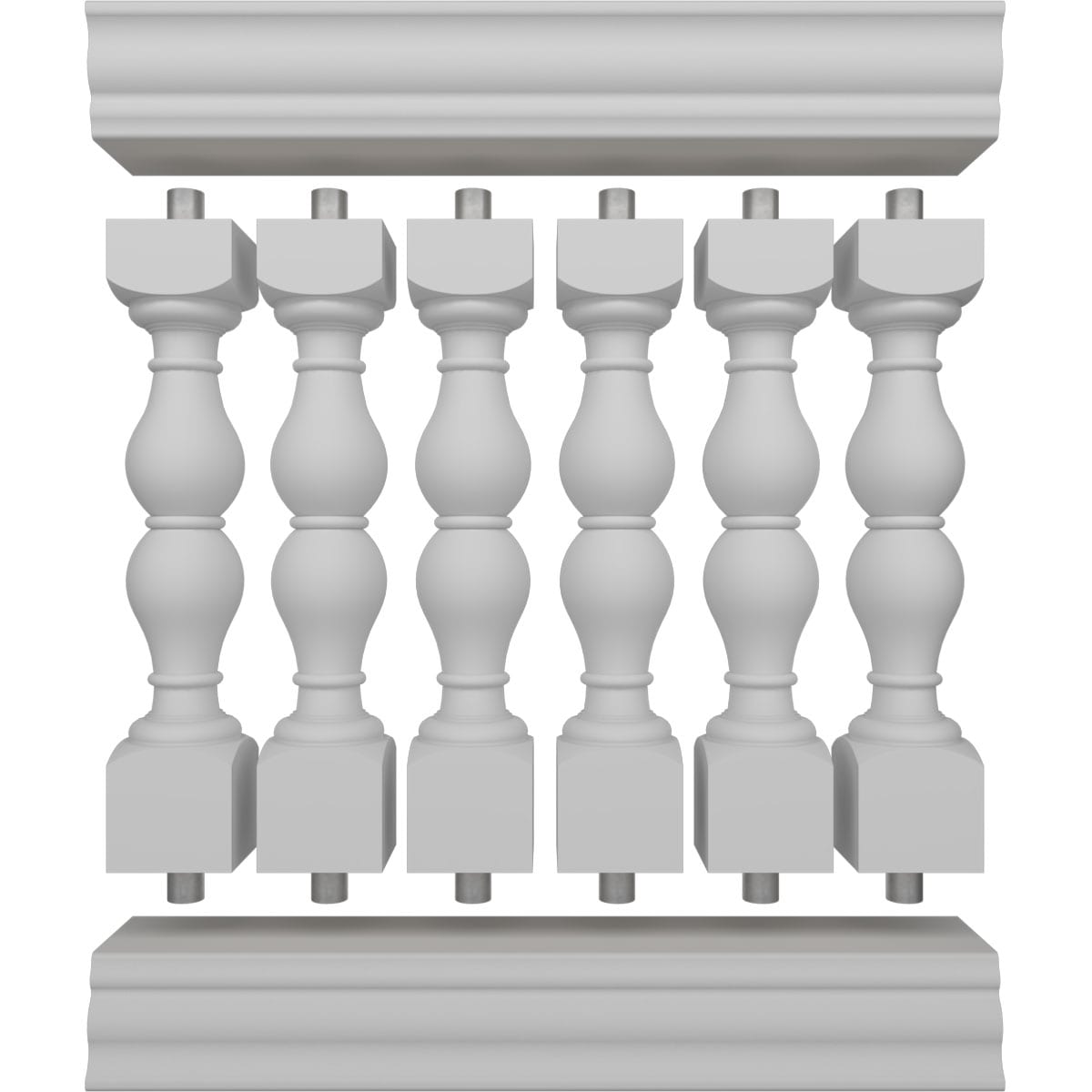 Ekena Millwork BALK40X036AVD railings - View #5