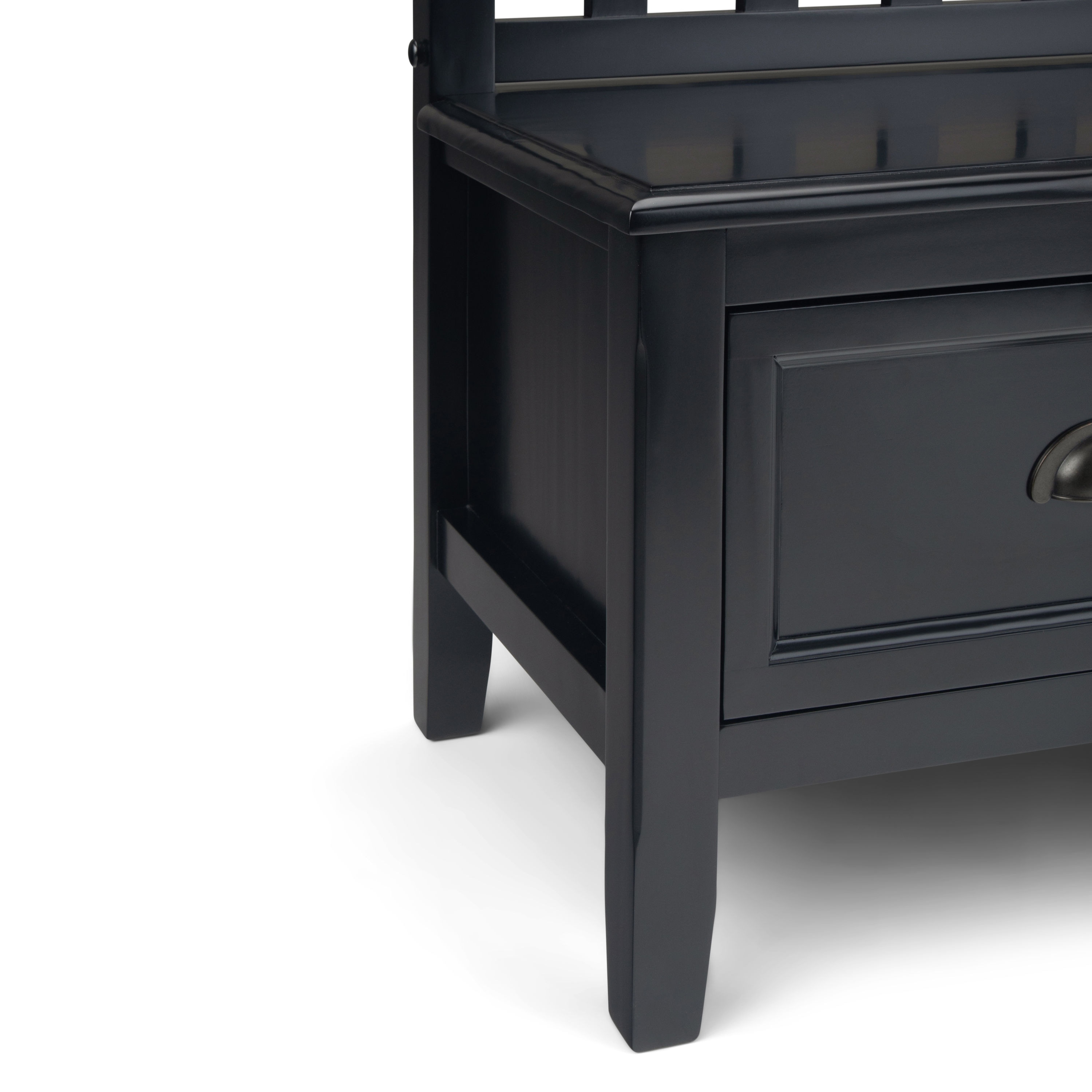 Simpli Home AXCBURBEN-BL bench - View #4