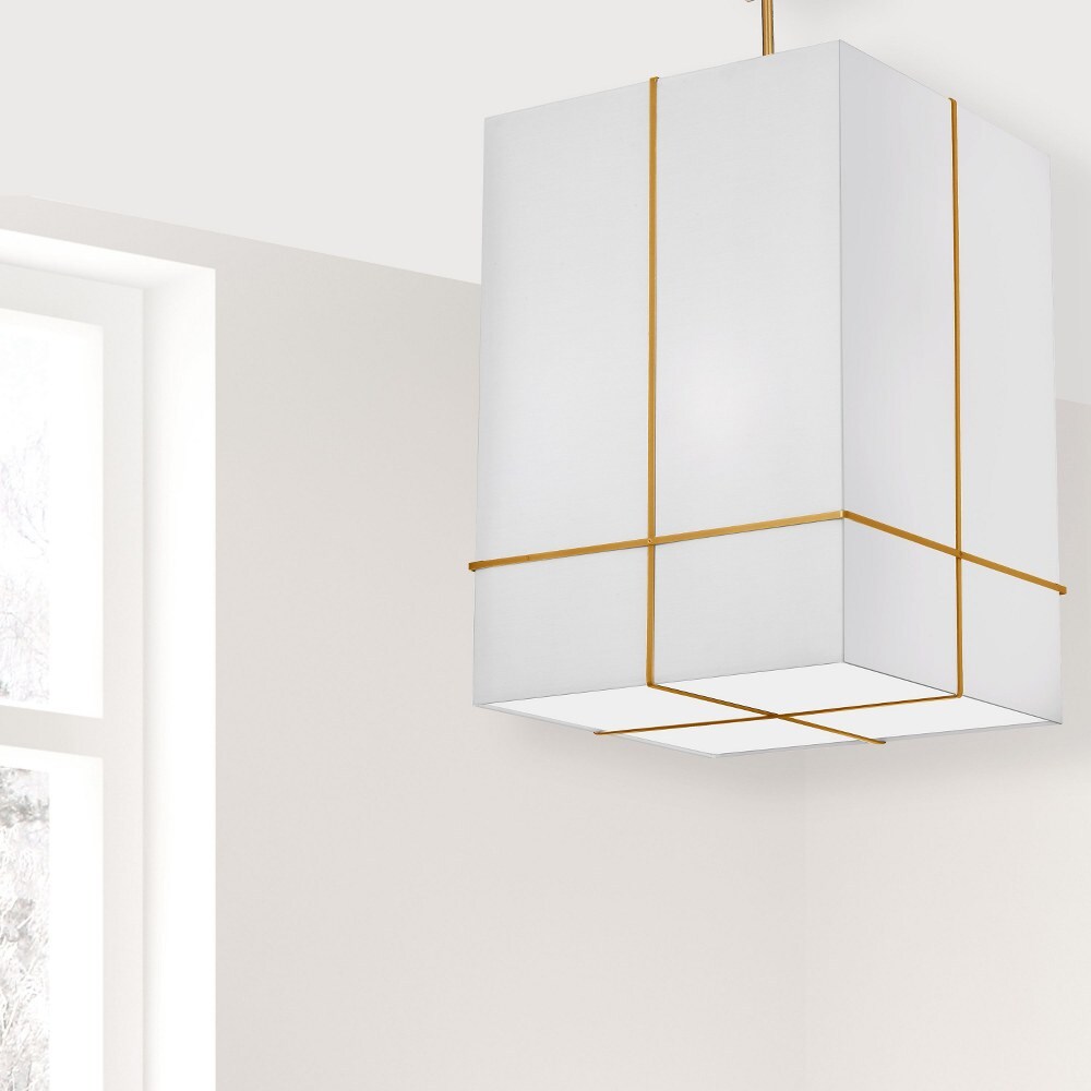 Dainolite RAQ-184P-GLD-WH Pendant-Lights - View #2