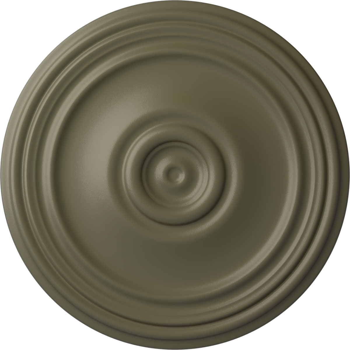Ekena Millwork CM21RESSF Reece 21-in W x 21-in L Painted Spartan Stone Polyurethane Whole Ceiling Medallion