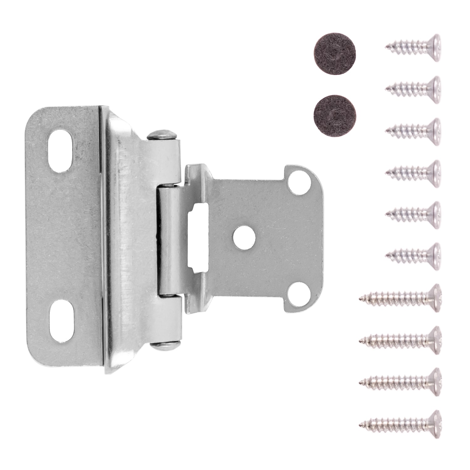 Hickory Hardware 170-Degree 1/2-in Overlay Semi-wrap Semi
