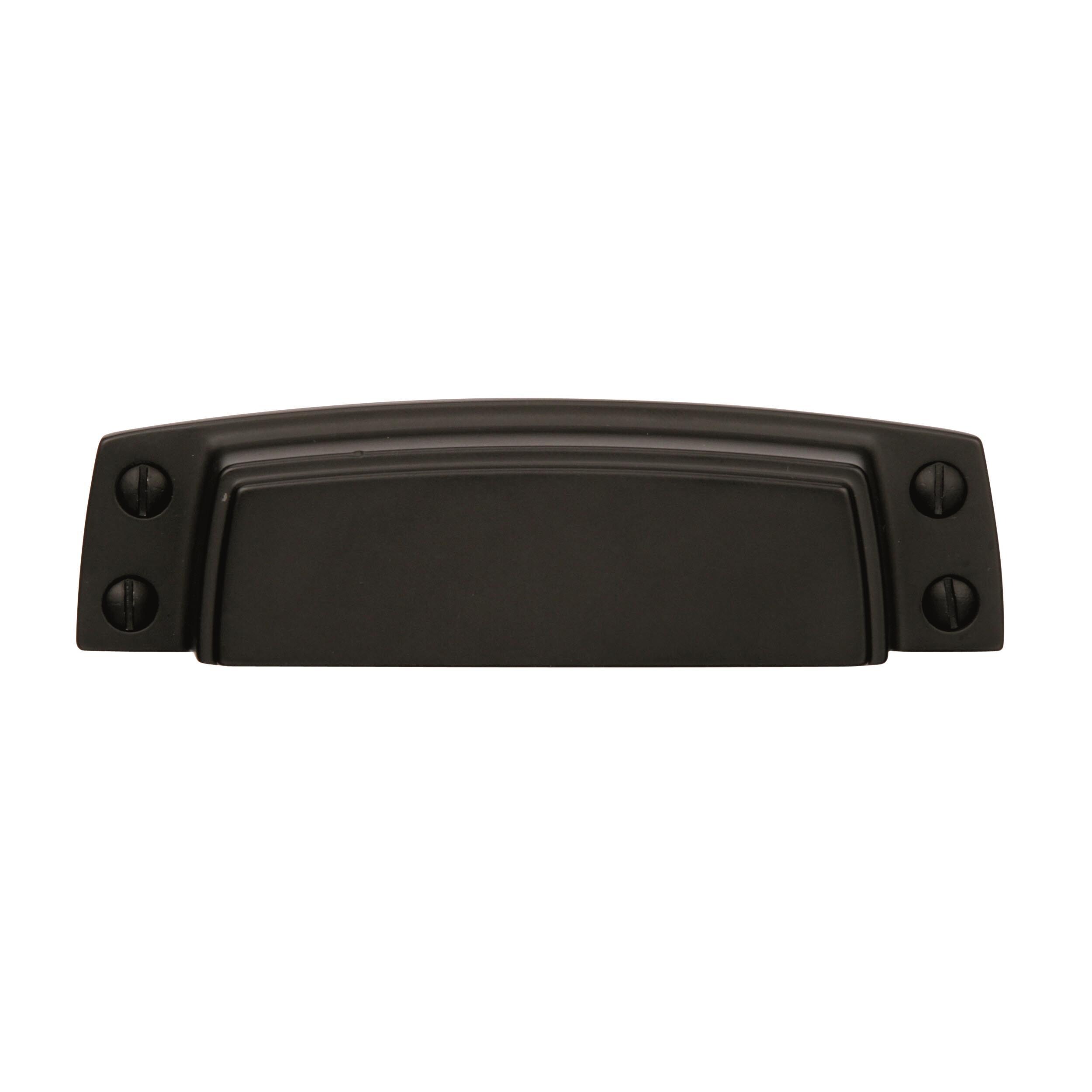 Highland Ridge 3-1/2" Black Bronze Cabinet Cup Pull