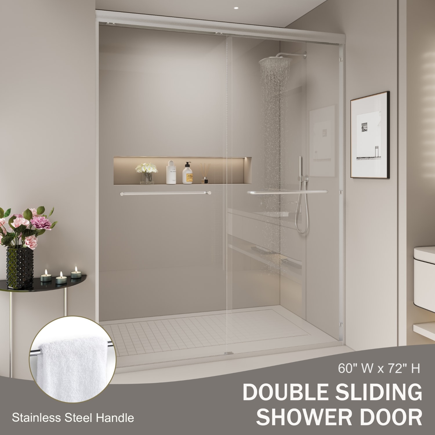 Wooakway FXLS0605-512A48 Shower-Doors - View #3