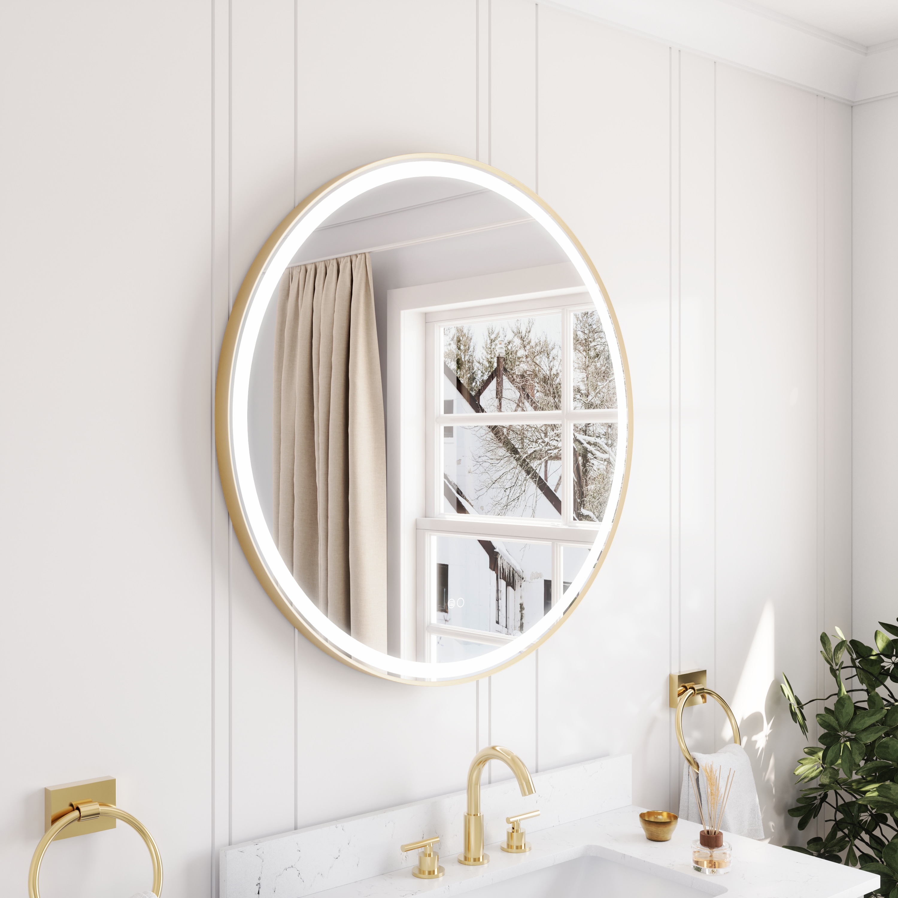 CALVON RC9-3636BG Framed-Bath-Mirrors - View #2