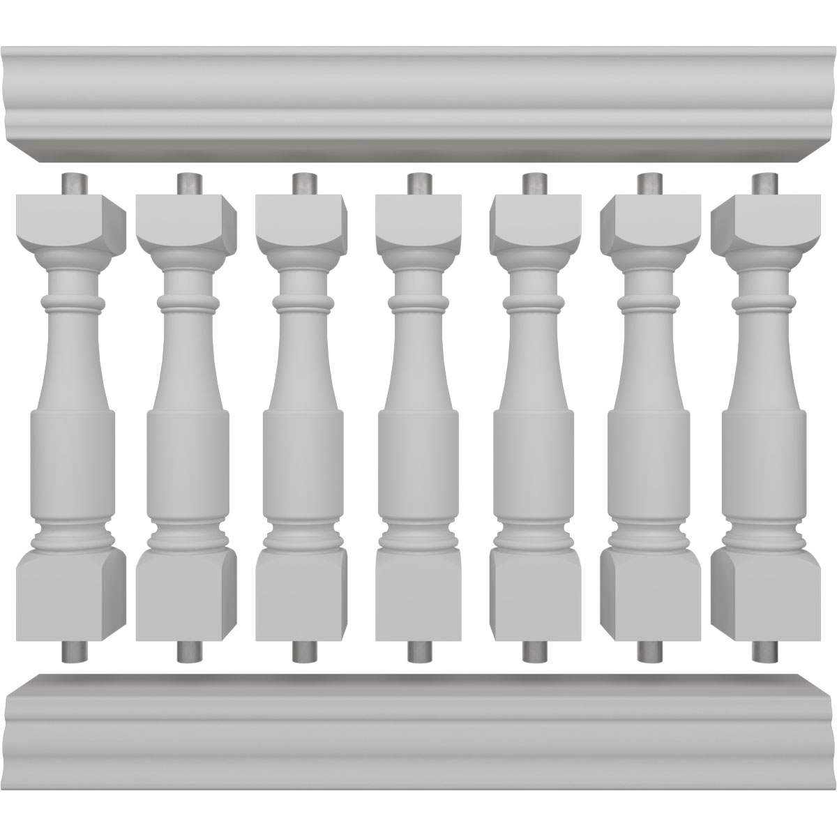 Ekena Millwork BALK40X048HMD railings - View #5