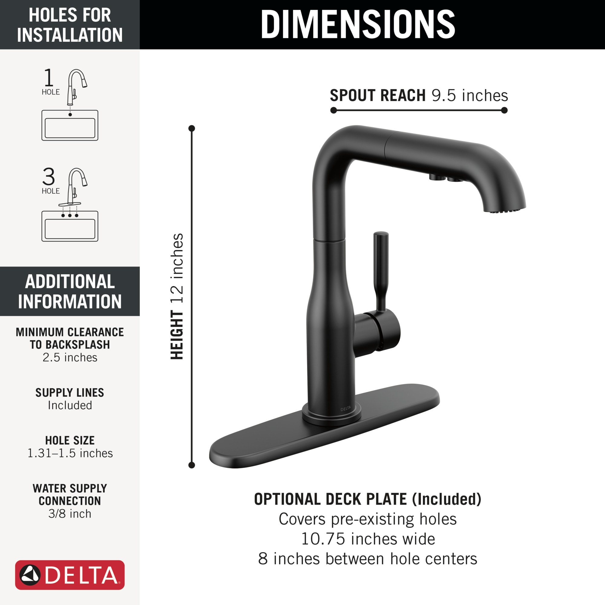 Delta 16943-BL-DST Kitchen-Faucets - View #4