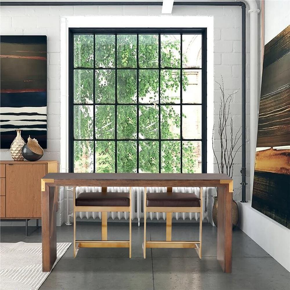 CASAINC WF-ST-1303A+1102A Modern Wood Console Table