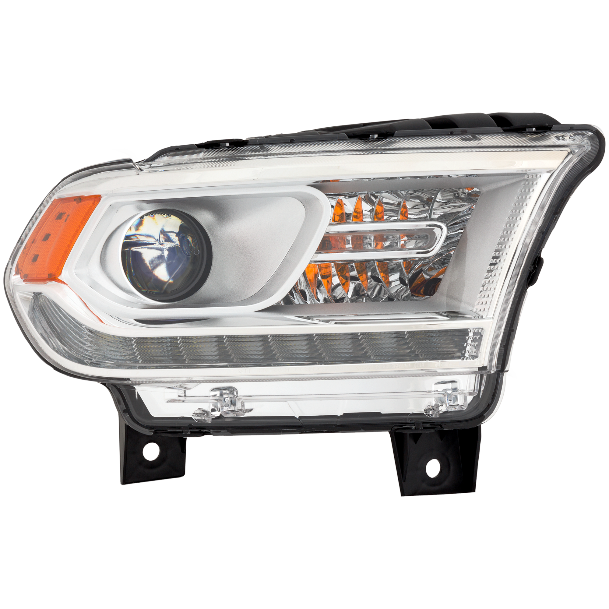 Garage-Pro JCWREPD100175GP Headlight For Dodge Durango 14-15 Rh Assembly Halogen W/led Drl Chrome Interior