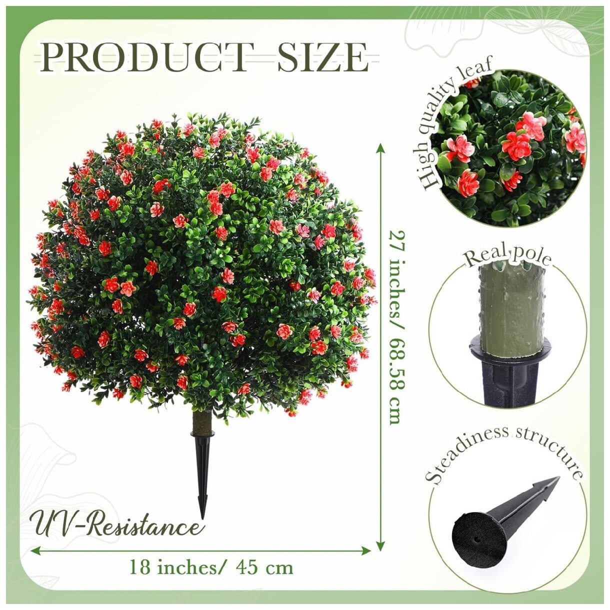 GarveeLife DUKE-PHK-3639AYHU Artificial-Plants-Trees - View #6