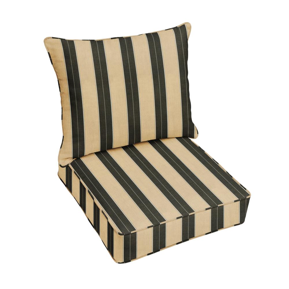 Outdoor Waterproof Patio Chair Seat Cushion, 25 x 25 x 4 Inch