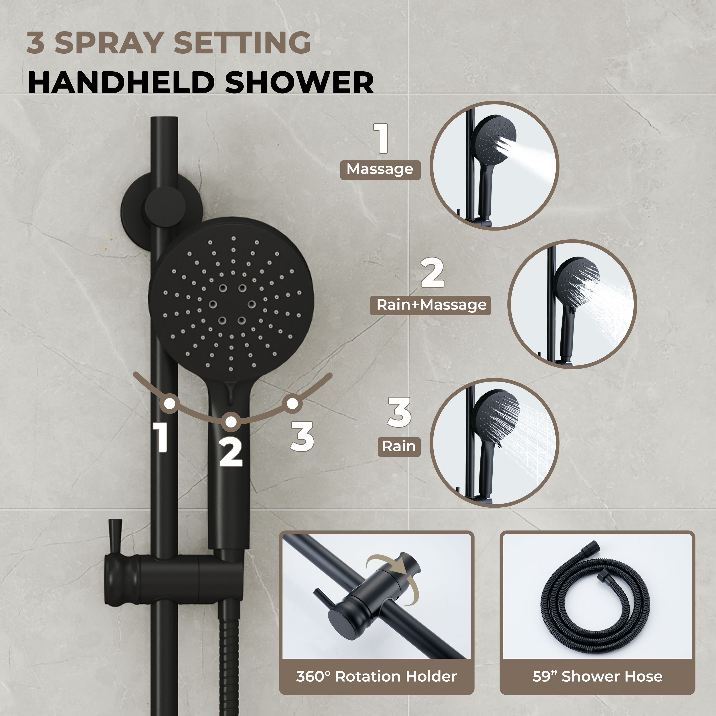 CASAINC HM-B206-SQ-CP Tub-Shower-Faucets - View #11