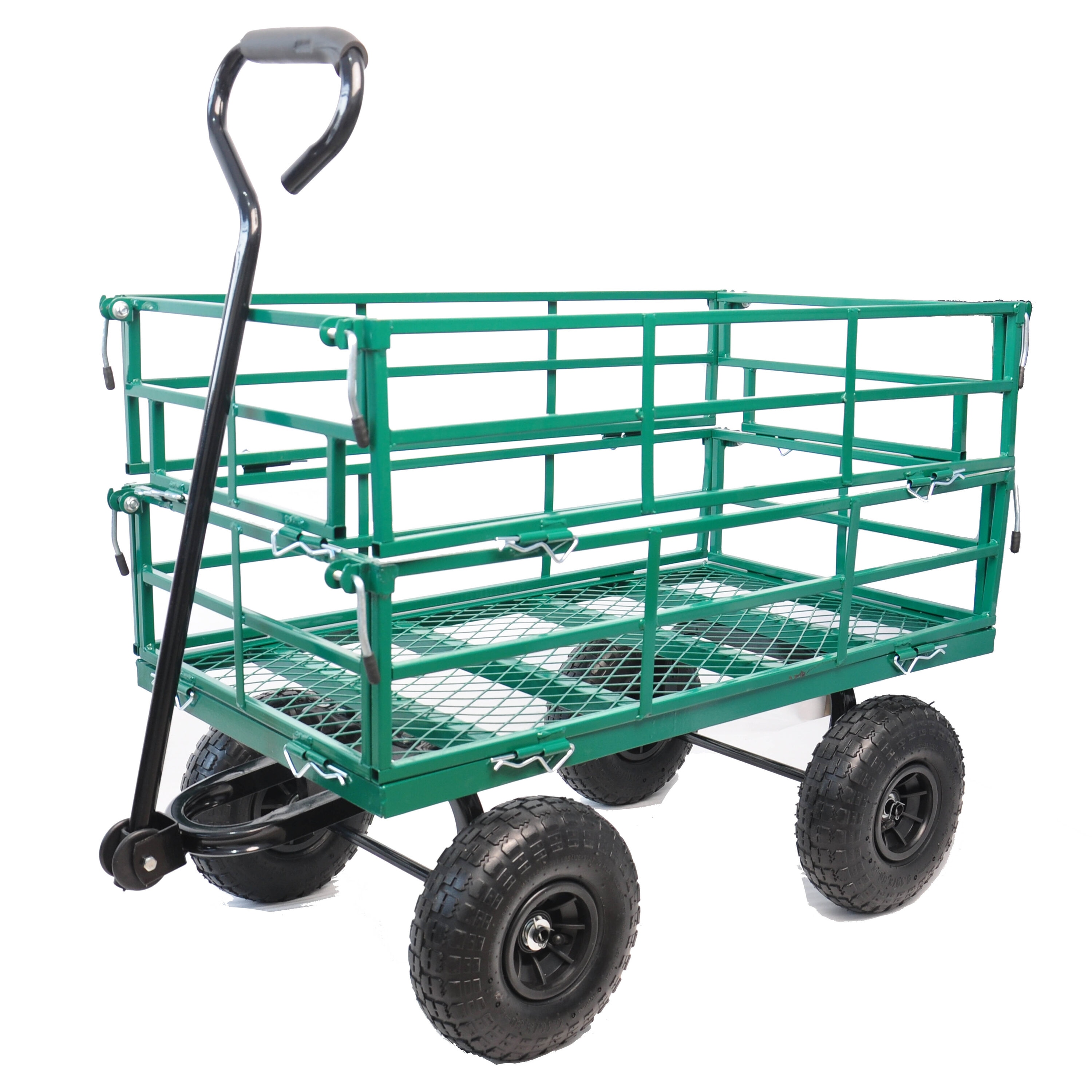 Runesay YACART-11 Yard Cart 8-cu ft Steel Folding Yard Cart