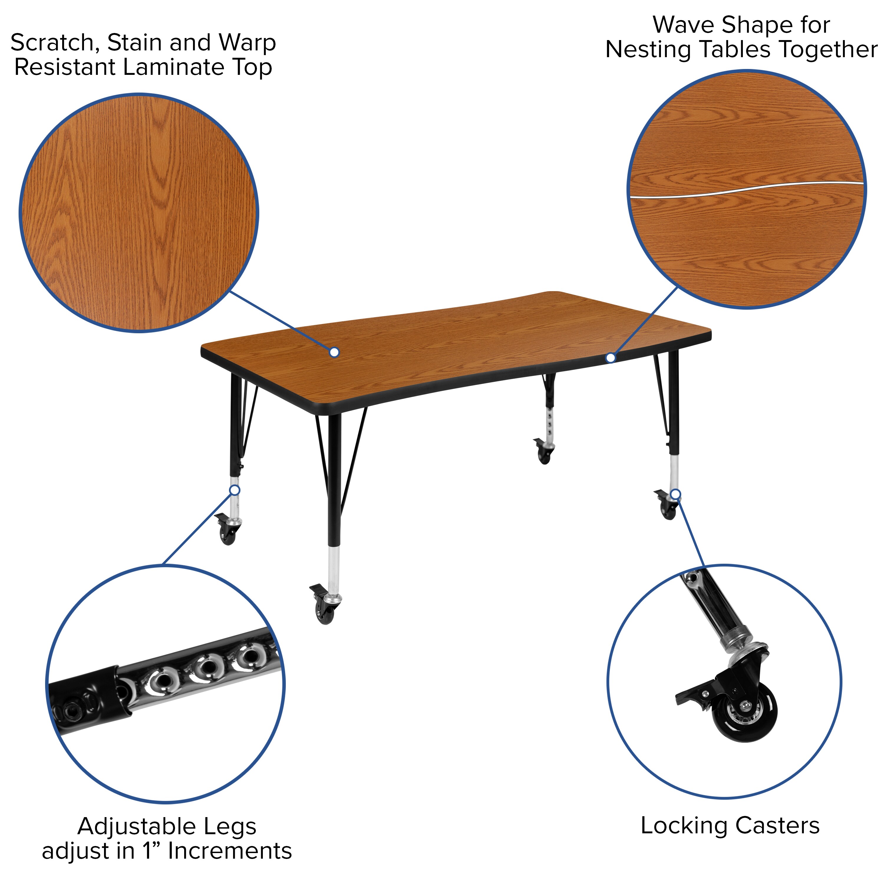 Flash Furniture 889142515234 Kids-Play-Tables - View #4