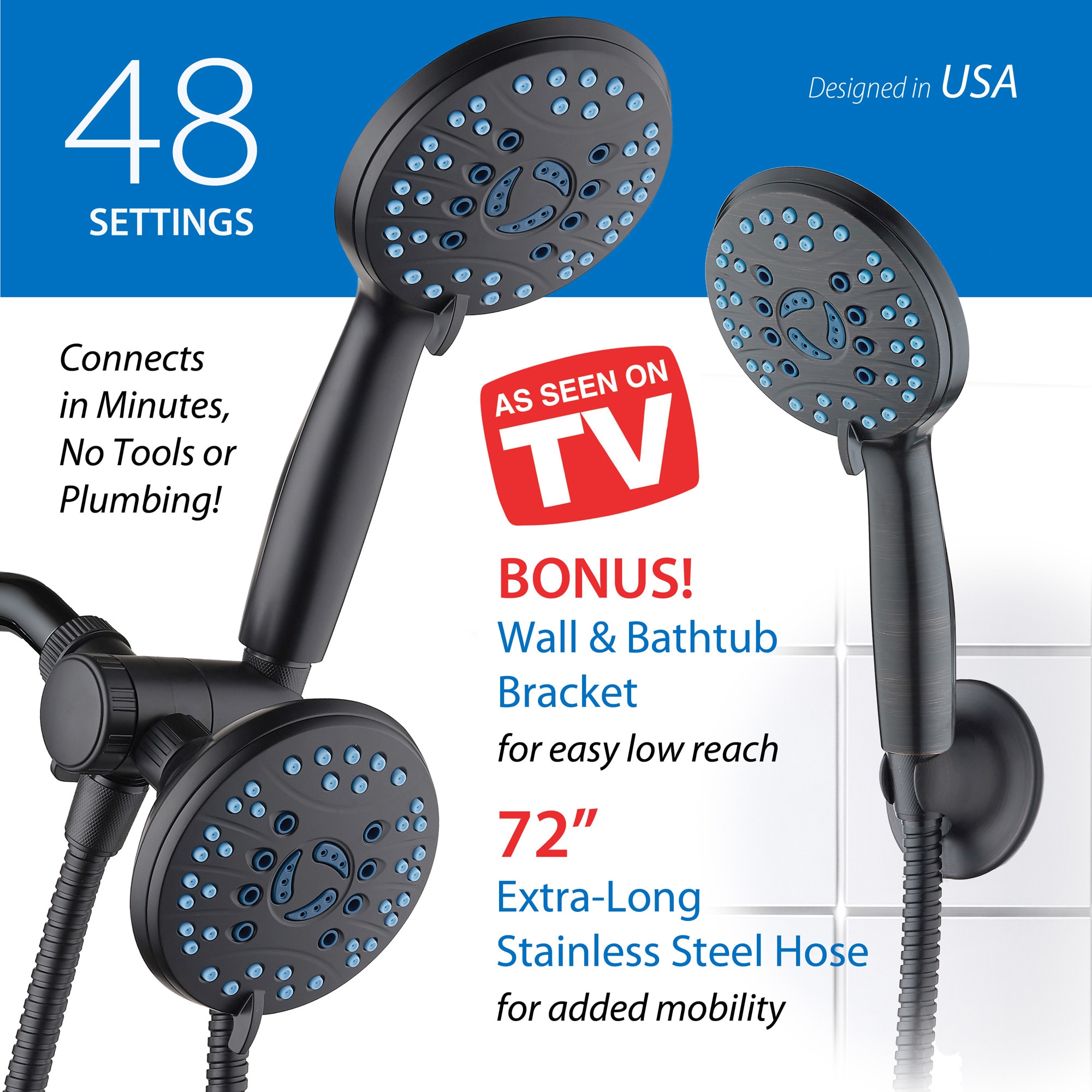 AquaCare 2662MBF Fixed-Showerhead - View #4
