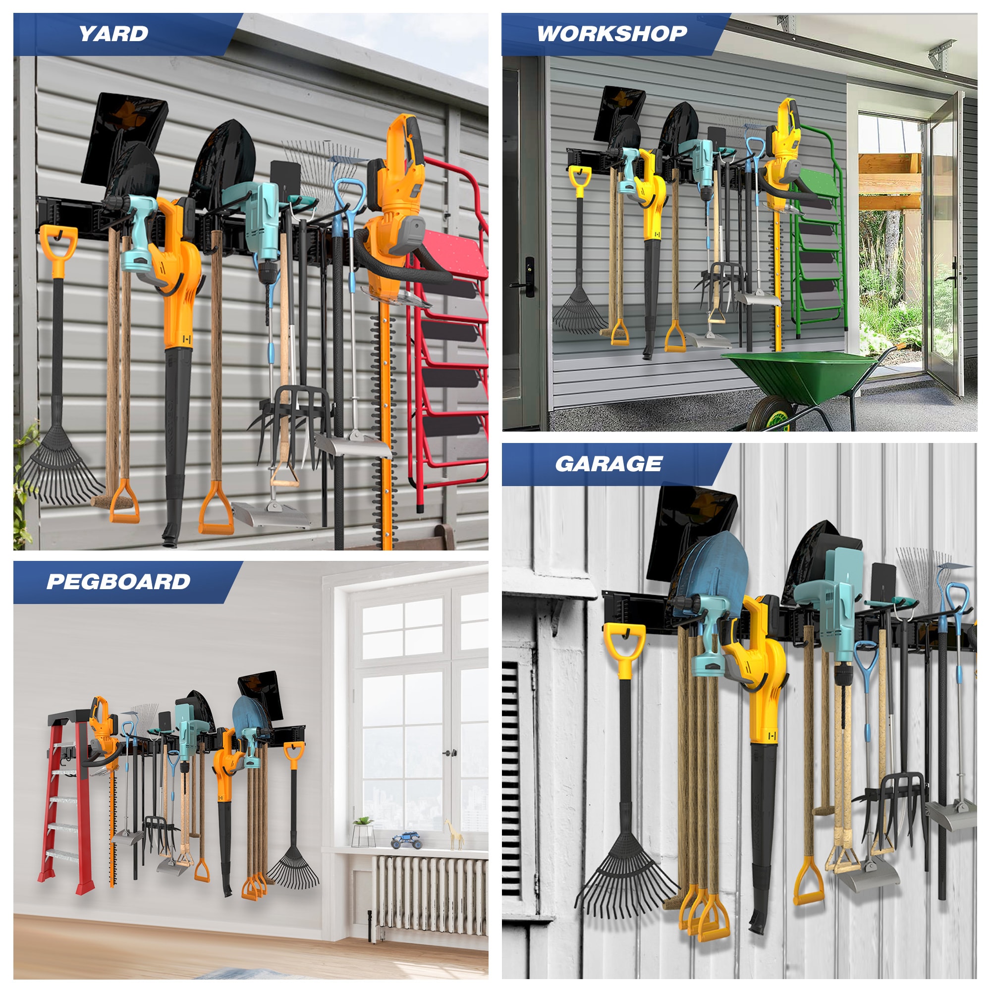 Sttoraboks GSR-001-LS Garage-Storage-Hooks - View #7