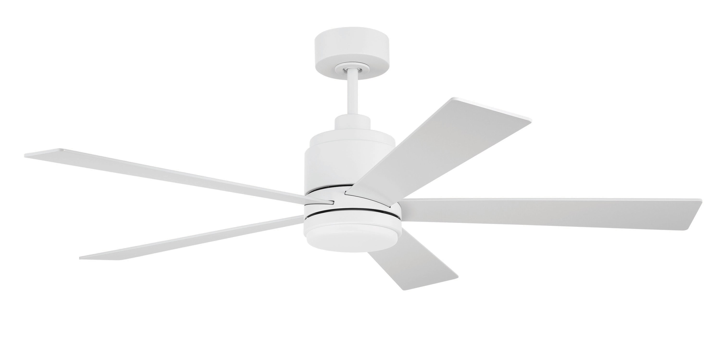 Craftmade MCY52W5 McCoy 52-in White with White Blades Ceiling Fan With Light ( 5 -Blade )