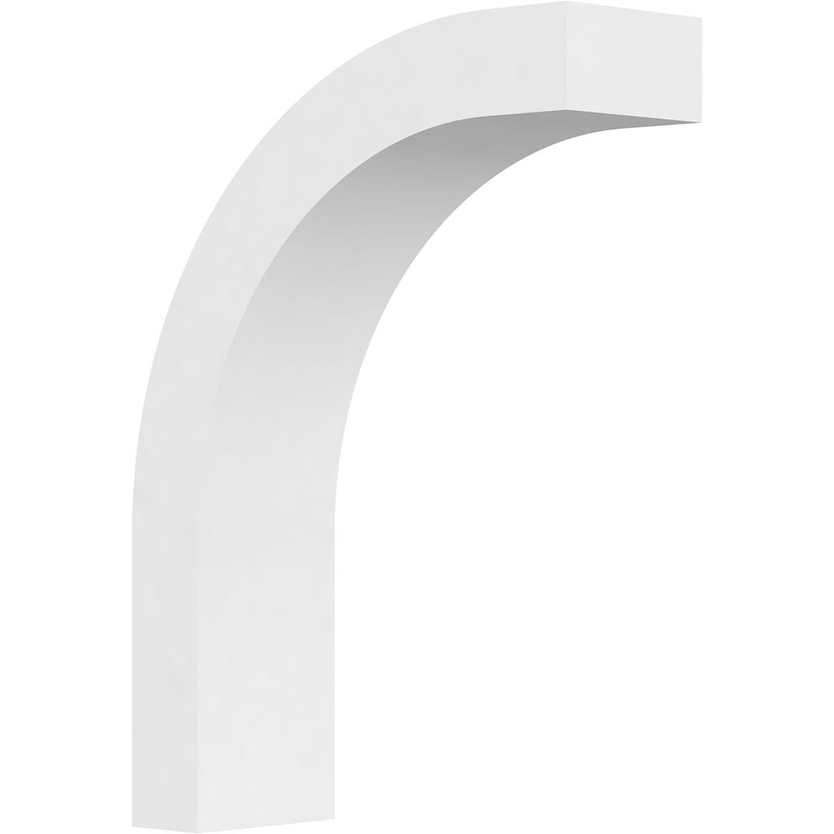Ekena Millwork BRCP05X16X22HTG 5-in x 16-in x 22-in Unfinished PVC Standard Heritage Knee Brace