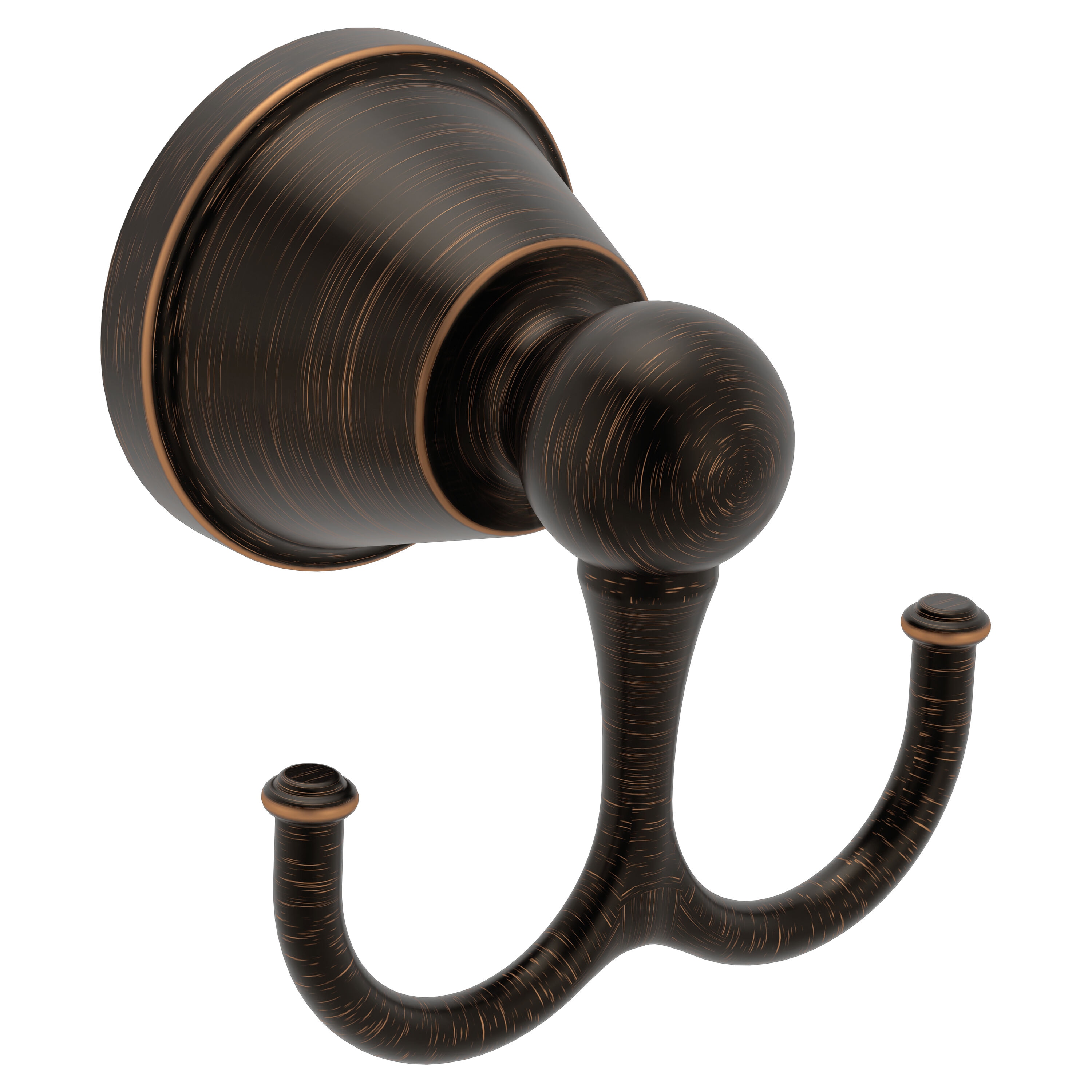 Moen Caldwell Mediterranean bronze Double -Hook Wall-mount Towel Hook
