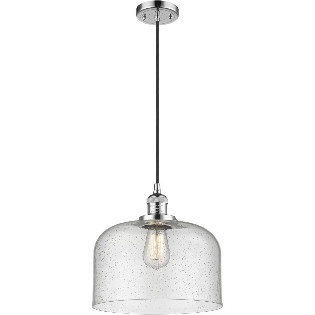 Innovations Lighting 1425588 201C-PC-G74-L-LED Franklin Restoration Bell Mini Pendant