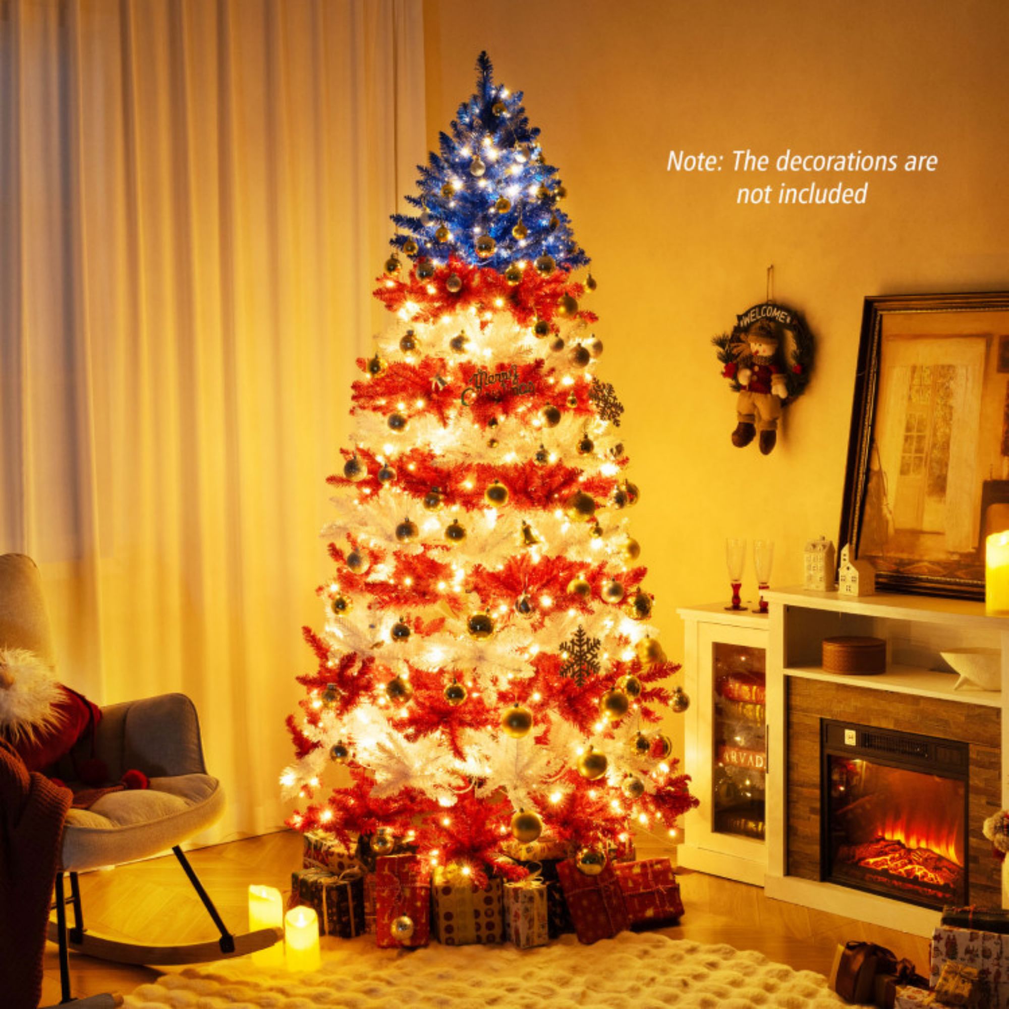 WELLFOR YA799975GN Artificial-Christmas-Trees - View #2
