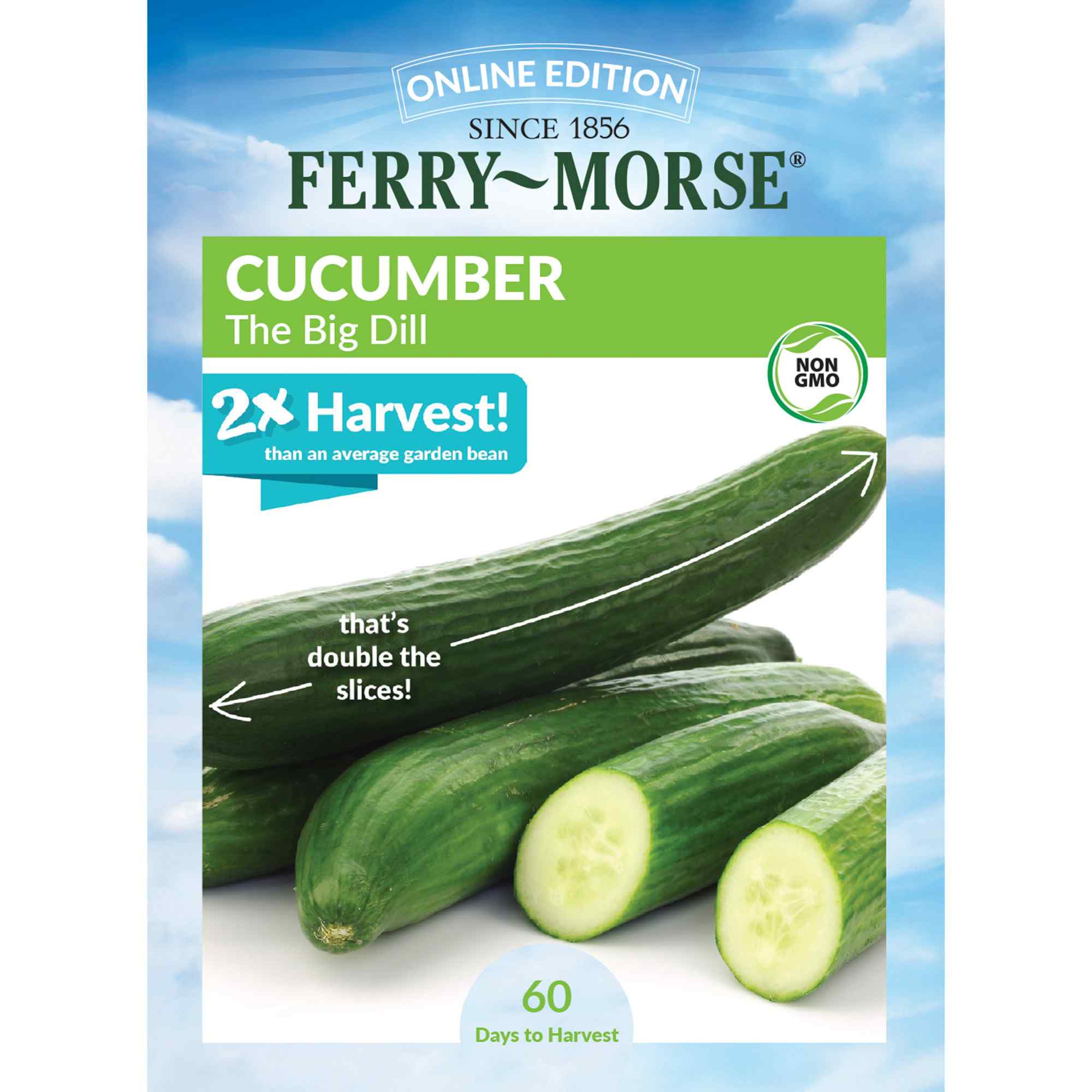 Ferry-Morse LC25.9891 Cucumber Seeds 980 Milligram(s)