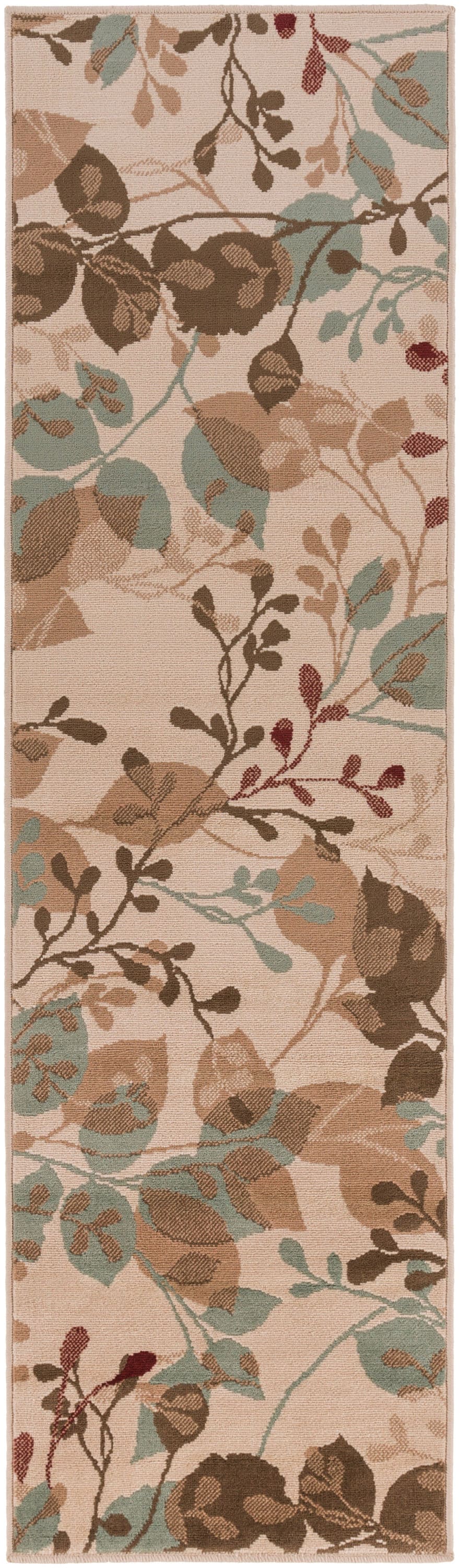 Surya PAR1037-2276 Paramount 2 X 8 (ft) Khaki Indoor Floral/Botanical Tropical Runner Rug