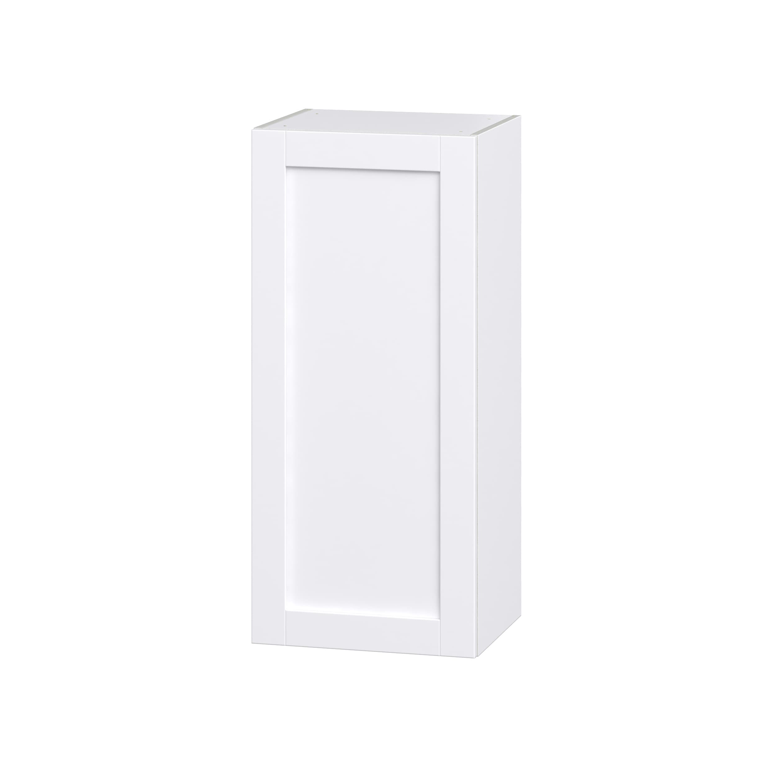 Hugo&Borg DSW1840(L/R)-RM Rosemont 18-in W x 40-in H x 14-in D Glacier White Wall Fully assembled Cabinet (Recessed Panel Shaker)
