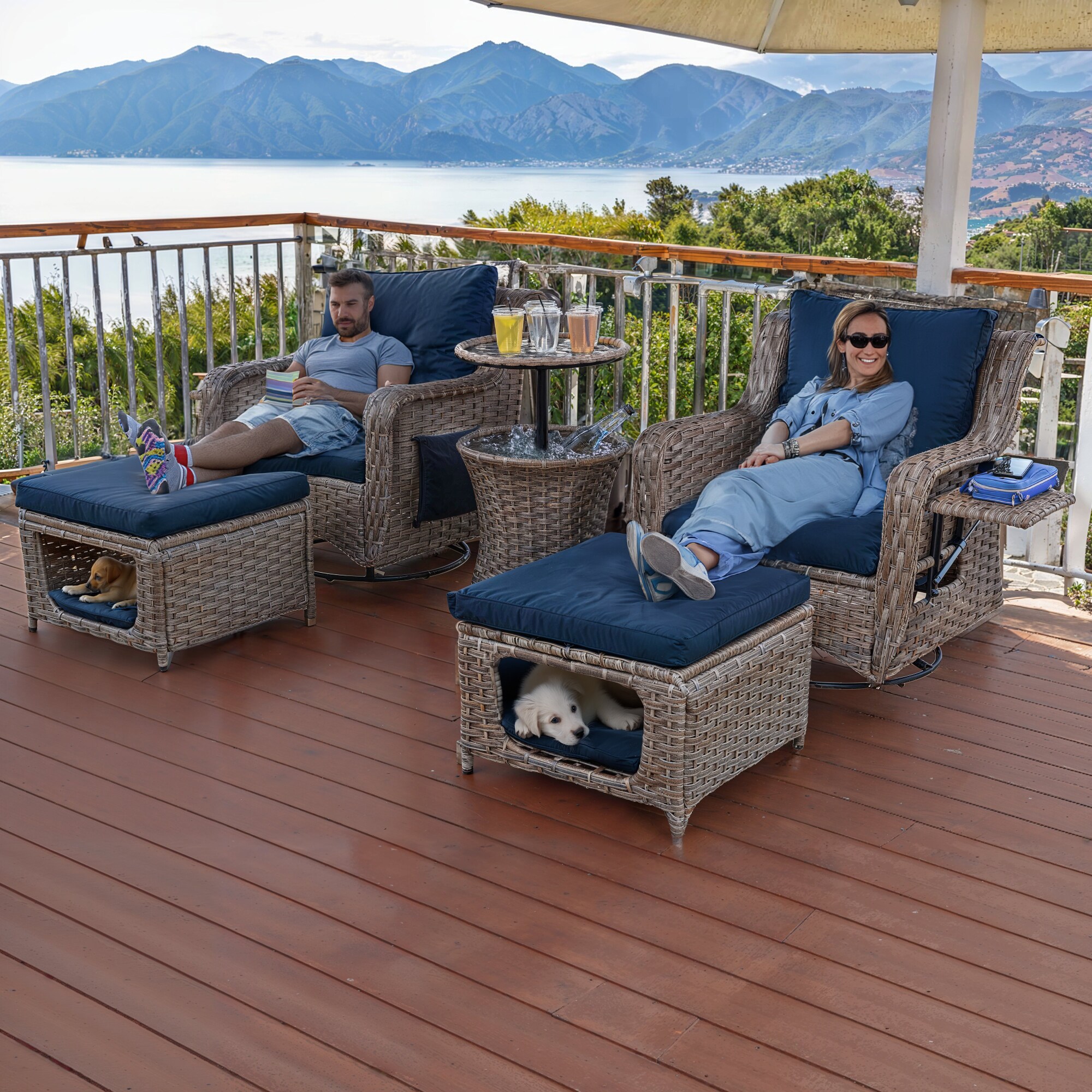 ModernLuxe L-SK000006AAC Patio-Conversation-Sets - View #2