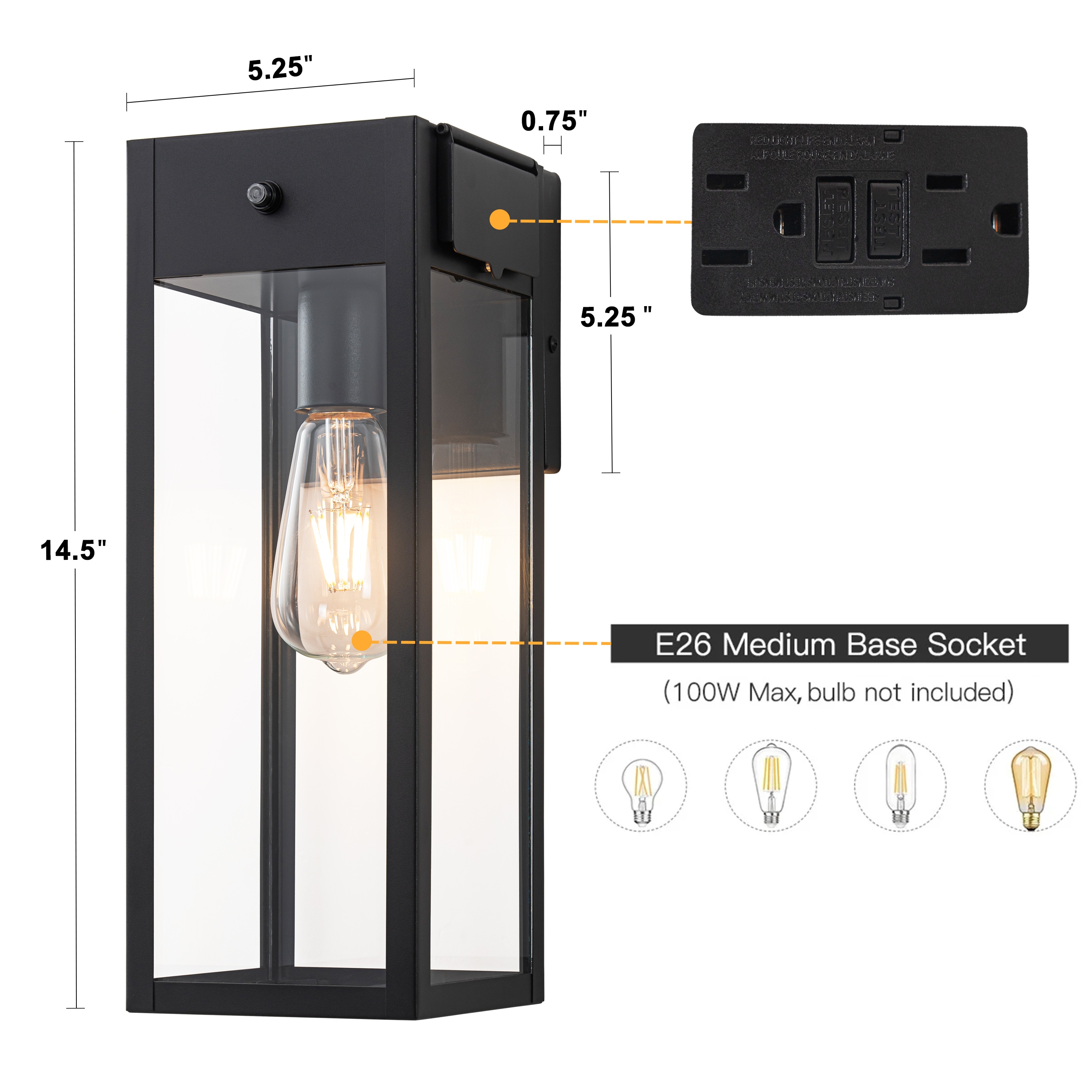 C Cattleya LCA2554-JES-W Outdoor-Wall-Lighting - View #7