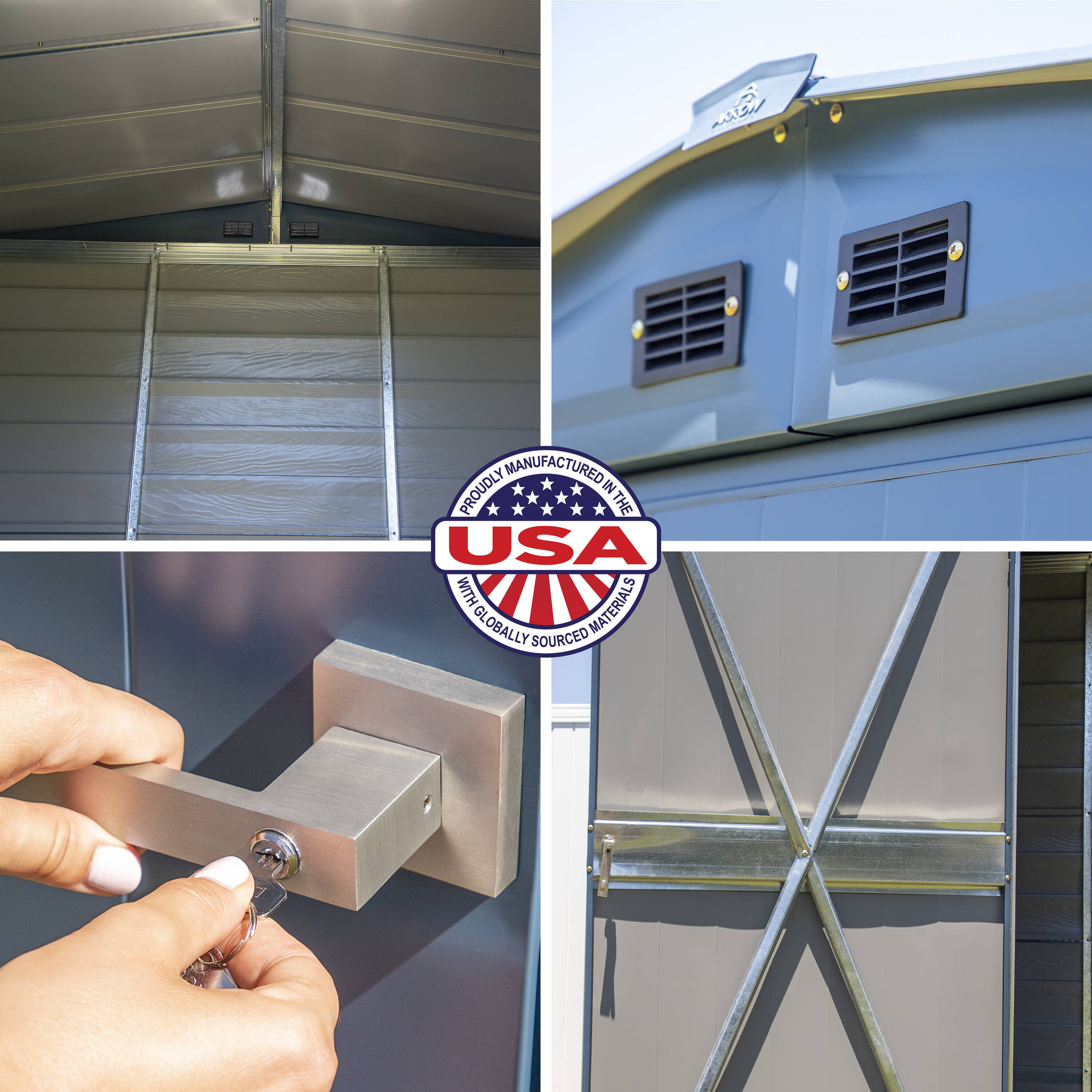 Arrow SCG1212BG Metal-Storage-Buildings-Sheds - View #9
