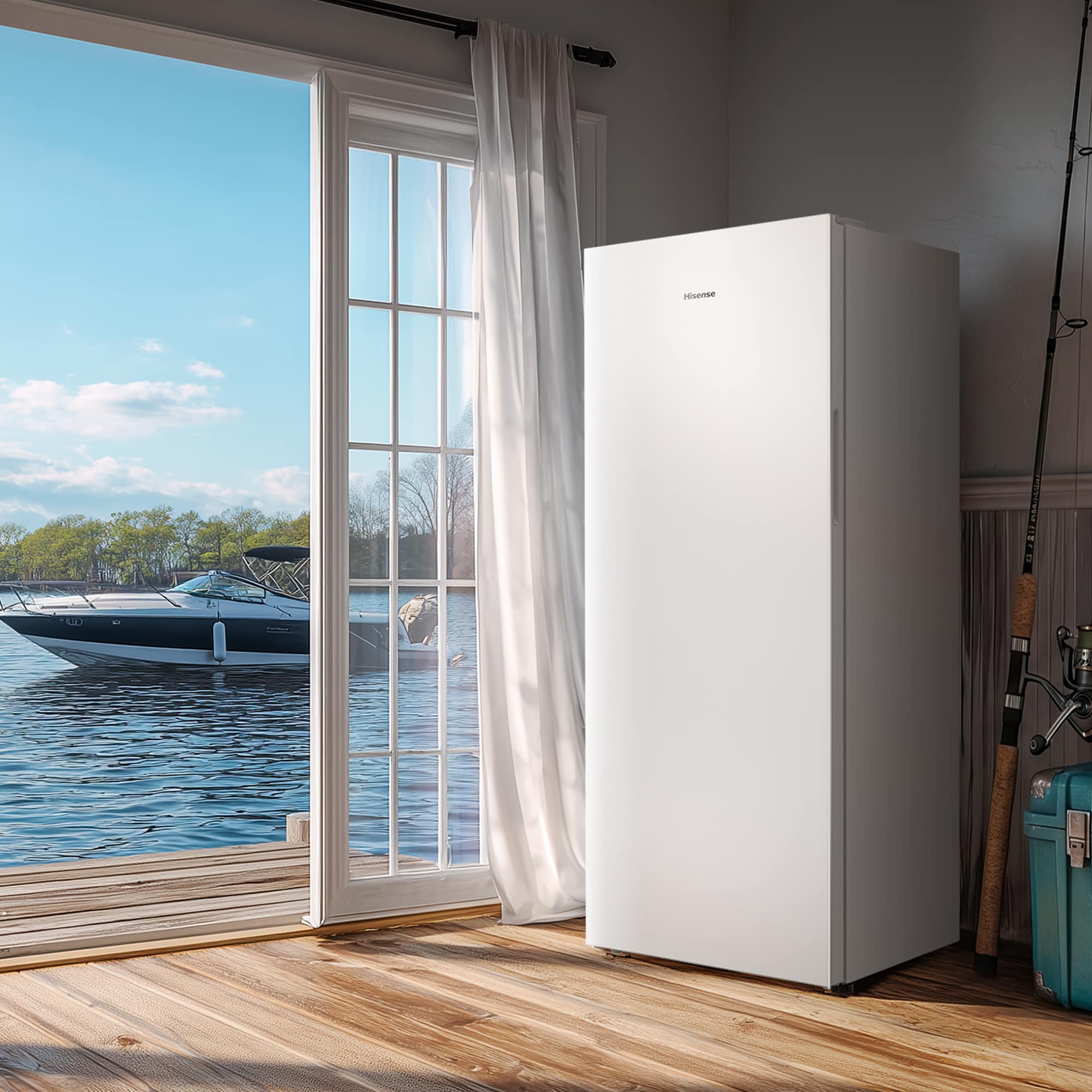 Hisense Convertible 13.6-cu ft Garage Ready Frost-free Upright