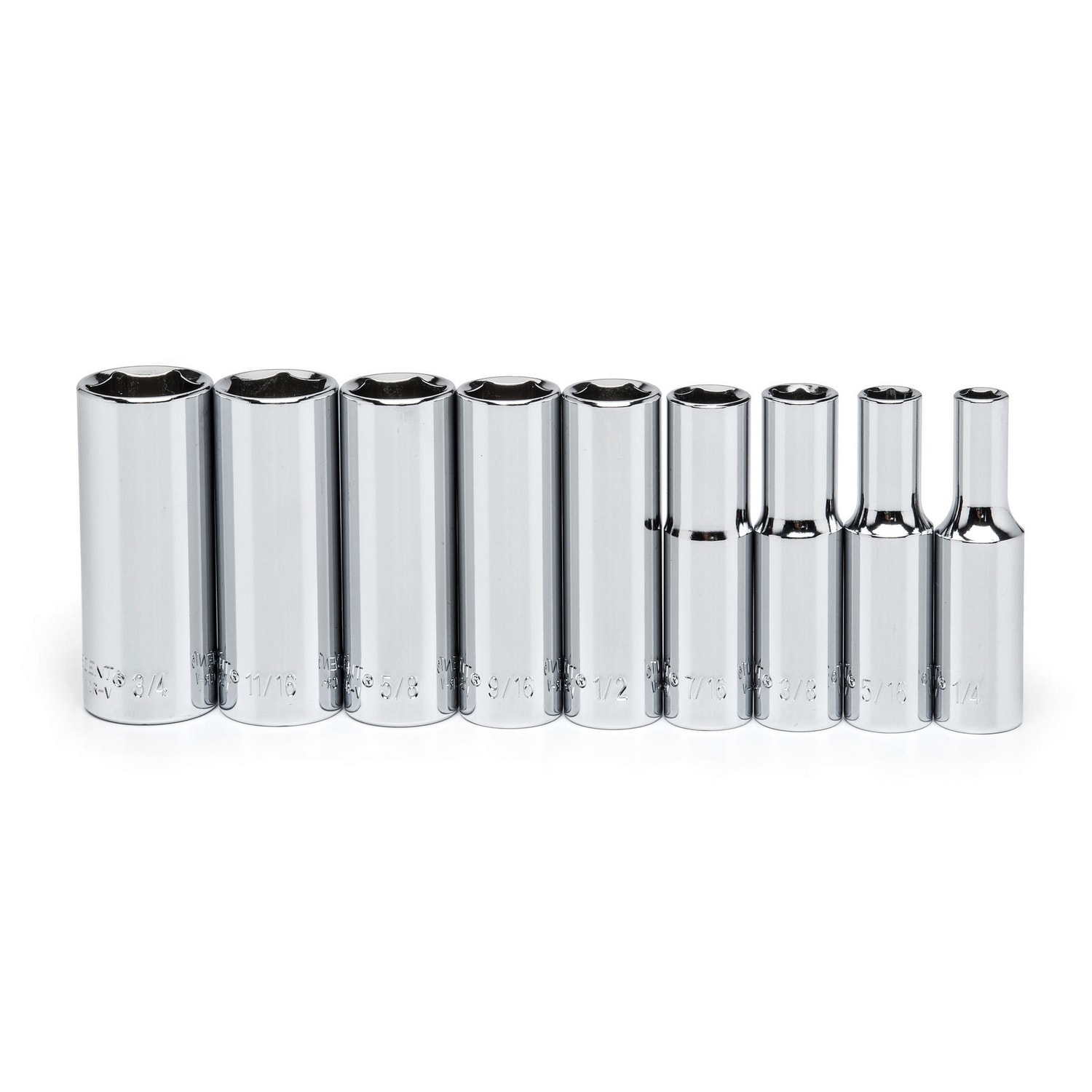 Crescent CSAS6N 3/8-in Drive Metric Deep Socket Set 9 -Pieces