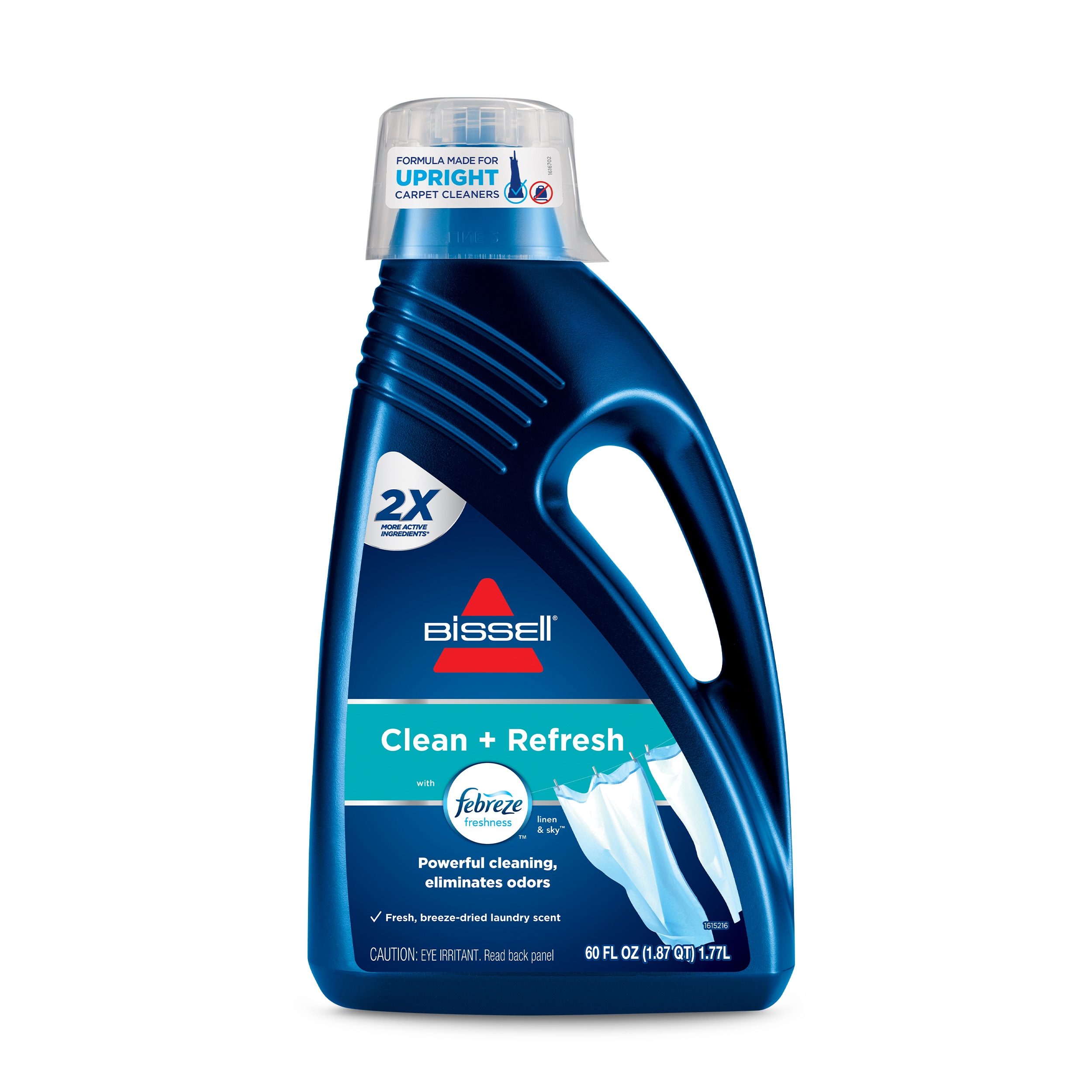 Shop BISSELL TurboClean DualPro Pet Carpet Cleaner with 60-fl oz Clean +  Refresh with Febreze Steam Cleaner Chemical at