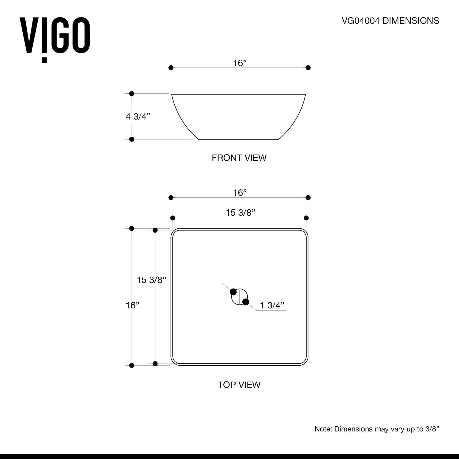 VIGO VG04004 Bath-Sink - View #10