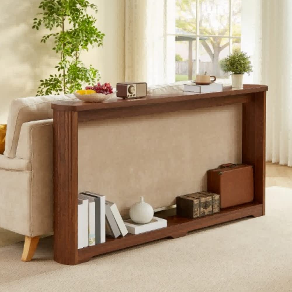 Coolbibila THEA-CONSOLE-WALNUT Console-Sofa-Tables - View #2