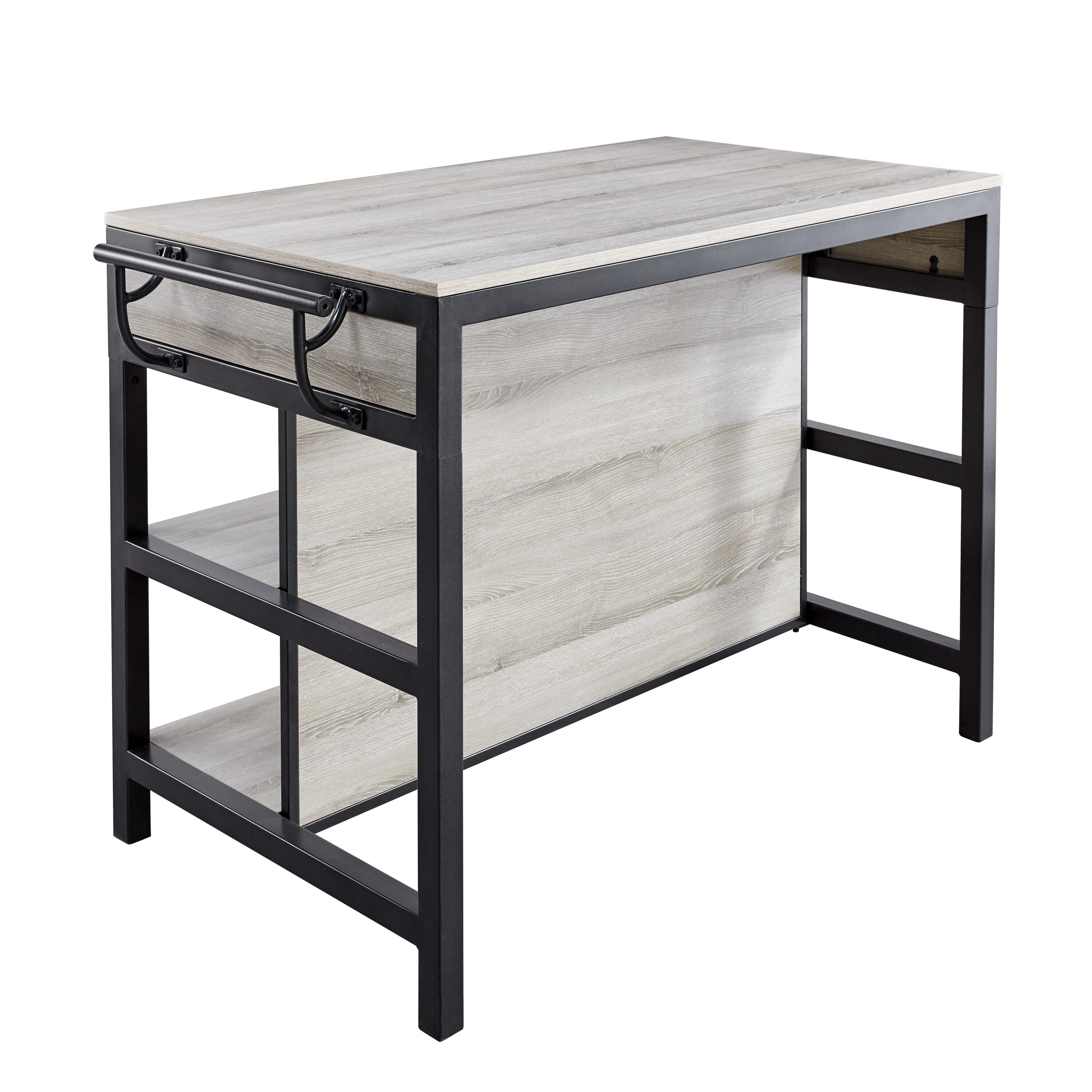 Driftwood Gray Transitional Counter Height Dining Table