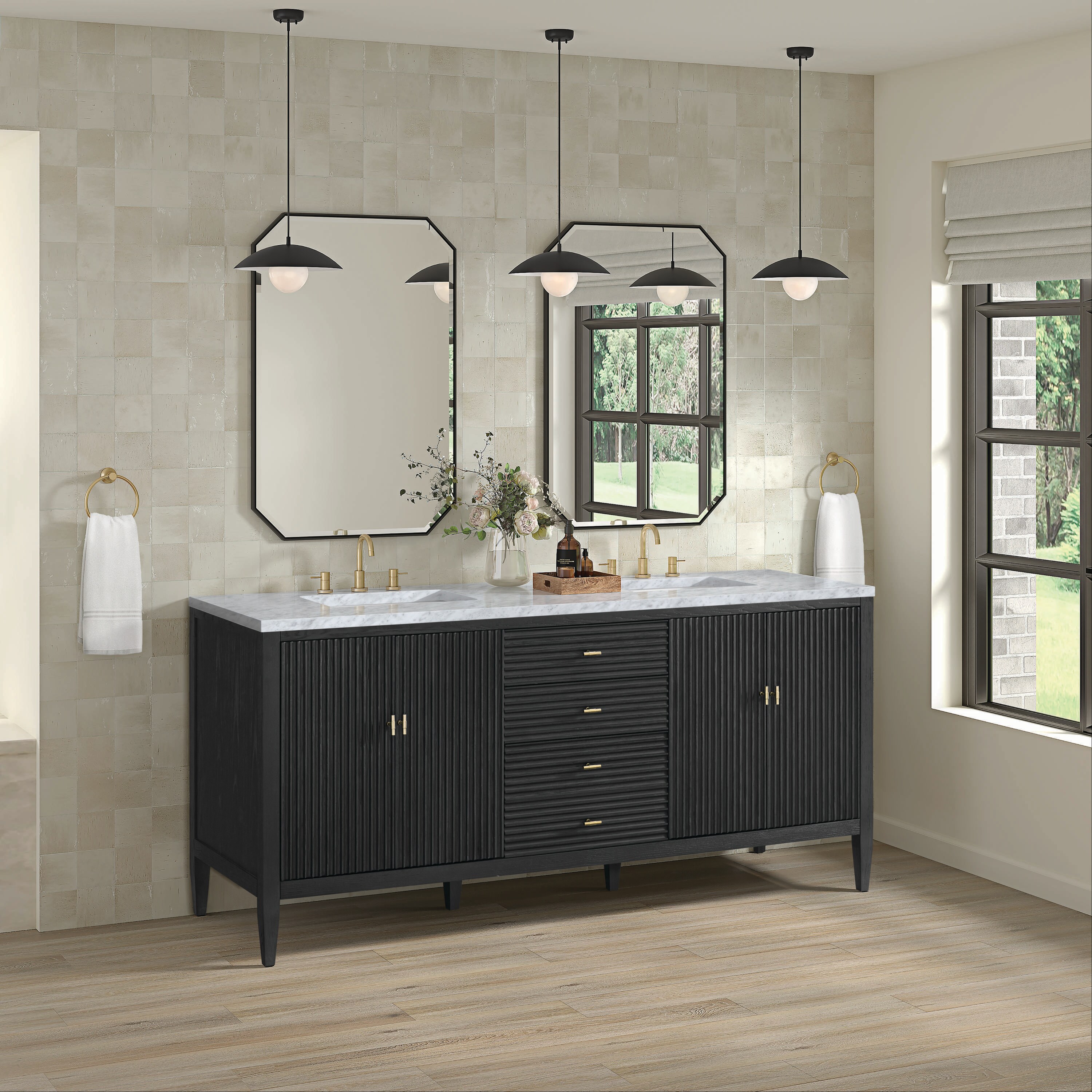 James Martin Vanities 485-V72-CBO-3CAR Bath-Vanity-Combo - View #3