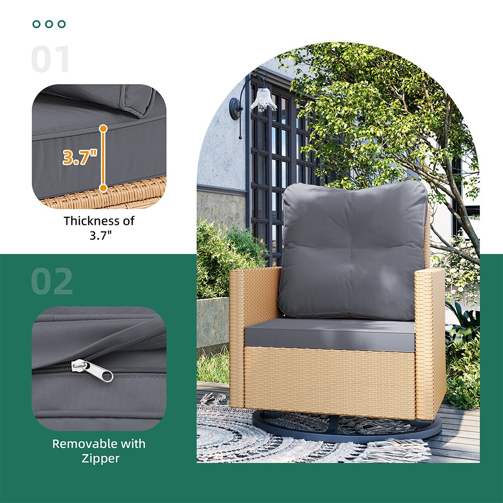 UPHA Y11BE-CJ2-DG Patio-Chairs - View #5