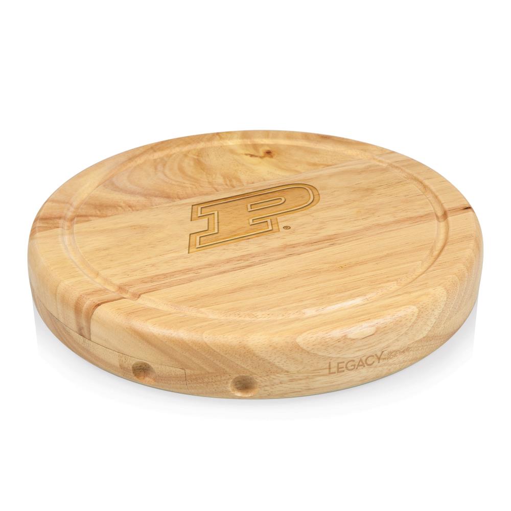 Picnic Time 854-00-505-513-0 Purdue Boilermakers 10-in L x 10-in W Wood Cutting Board