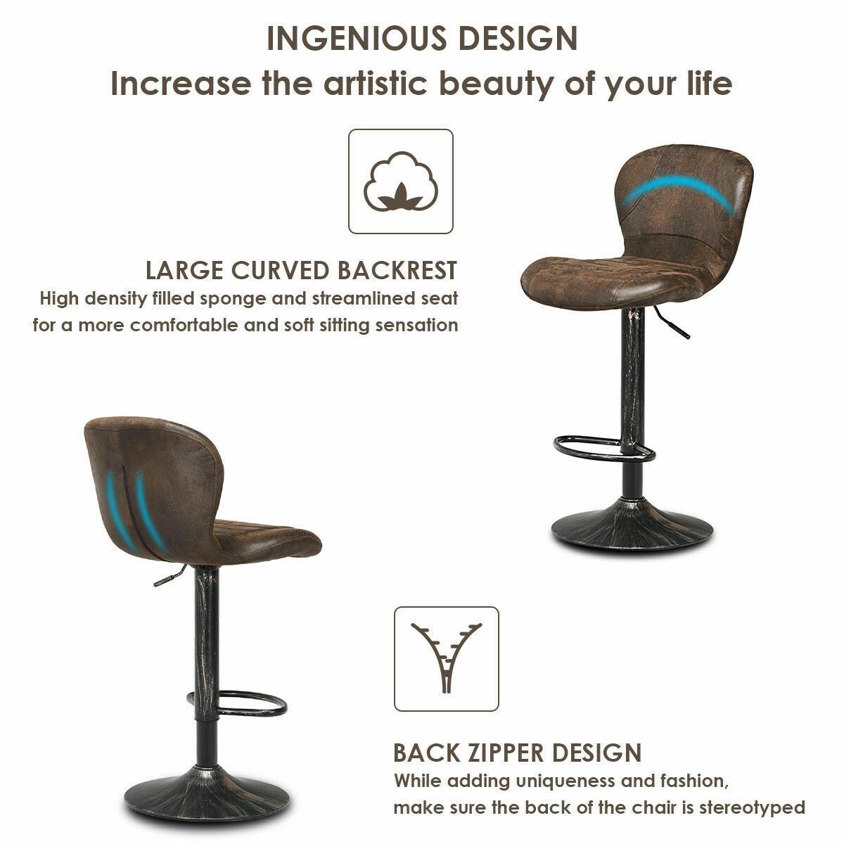 CASAINC WF-HW66306-LA stools - View #9
