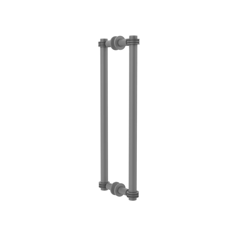 Allied Brass 404D-18BB-GYM Gray 18-Inches Hinged shower door Handle