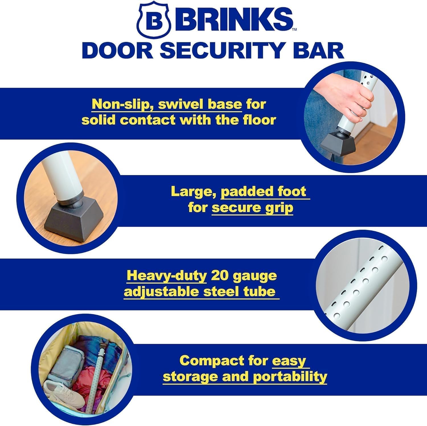 Brinks 675-10083 Door-Security-Bars - View #5