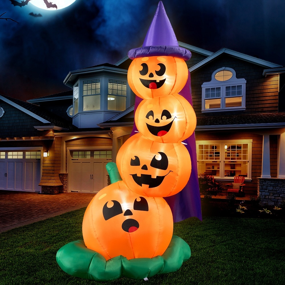 LED Stacked Pumpkin Decor /Door store Greeter