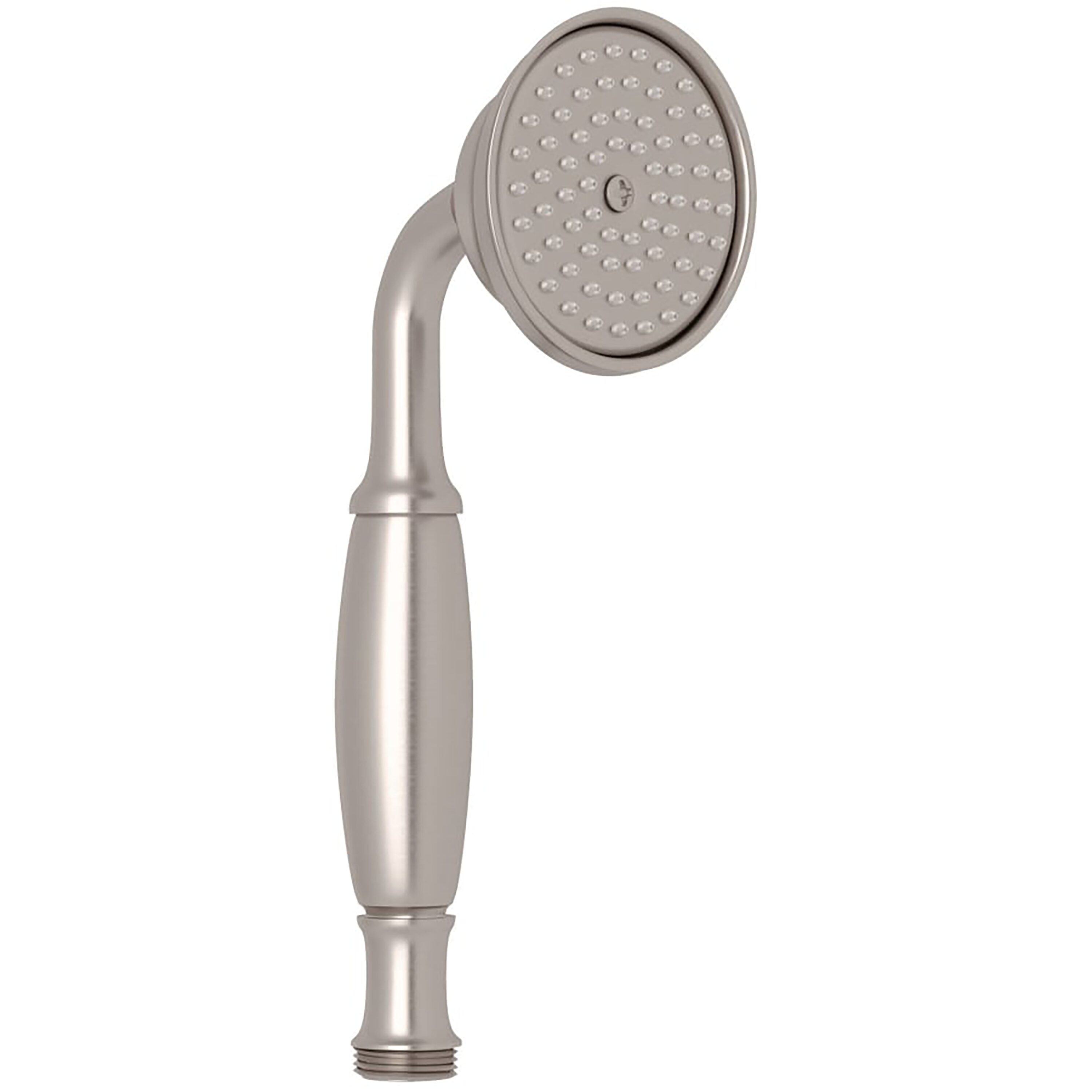 Rohl 1101/8ESTN Spa Shower Satin Nickel Sold separately Single function 10-in Round Shower Faucet