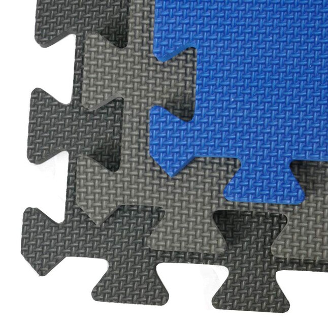 Greatmats Economy 20-Pack 24-in x 24-in Blue Foam Tile Multipurpose Flooring Greatmats Economy 20-Pack 24-in x 24-in Blue Foam Tile Multipurpose Flooring